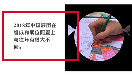 2018年中(zhōng)國(guó)展团在组成和展位配置上与往年有(yǒu)很(hěn)大不同。